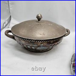 Reed & Barton Silver Soldered 2900 U. S. Navy Issued Dish Bowl U. S. NAVY