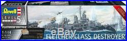 Revell-Germany 1/144 USN Fletcher Class Destroyer Platinum Edition RMG5150