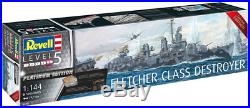 Revell Germany 5150 1/144 USN Fletcher Class Destroyer Platinum Edition Kits