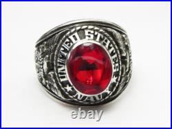 SILVER 925, RING US NAVY, UNITED STATES, USA, USN, NAVY, US size 13.75