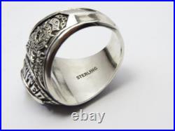 SILVER 925, RING US NAVY, UNITED STATES, USA, USN, NAVY, US size 13.75