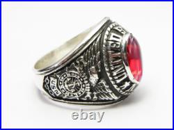 SILVER 925, RING US NAVY, UNITED STATES, USA, USN, NAVY, US size 13.75