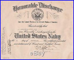 SUPER WWII US Navy Archive Signed Photos etc Nimitz, Halsey, & Others USN