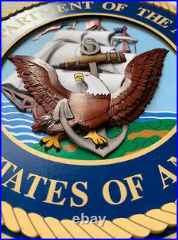 Seal of the United States Department of the Navy, 3D wall plaque