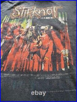 Slipknot Blue Grape 2000 Rare Large with holes+is faded print good ICP Korn Slayer