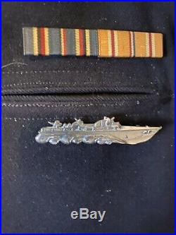 Spectacular Usn Pt Boat Uniform Group With Pt 241 Commissioning Pennant
