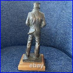 Stanley Bleifield Signed The Lone Sailor US Navy Memorial Bronze Statue 10