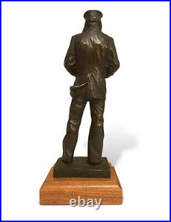 Stanley Bleifield The Lone Sailor US Navy Memorial Bronze Statue 10 Vintage