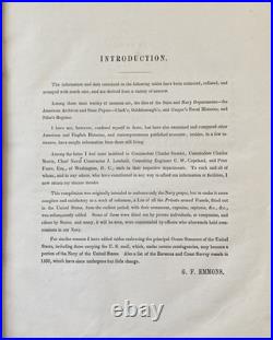 Statistical Report Of THE NAVY OF UNITED STATES, 1775 TO 1853