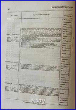 Statistical Report Of THE NAVY OF UNITED STATES, 1775 TO 1853