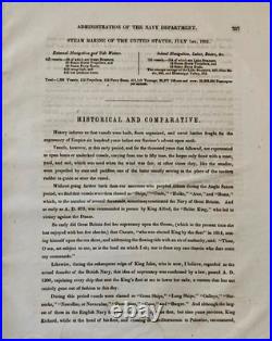 Statistical Report Of THE NAVY OF UNITED STATES, 1775 TO 1853