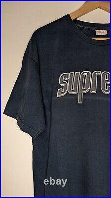 Supreme Hypnotize Minds Shirt Mens Large Navy Blue 2012 3 Six Mafia Rare