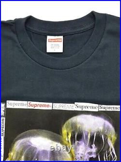 Supreme Jellyfish Tee Navy Size Large T-Shirt SS18