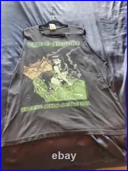 TYPE O NEGATIVE vintage 90S thrashed Grail tee size XL100% Fdbk