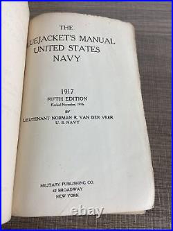 The Blue Jacket's Manual United States Navy 1917 Fifth Edition Revised Nov 1916