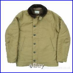 The Real McCoy's N-1 Deck Jacket Khaki (Plain) USN 38 Joe McCoy £725 40s USMC
