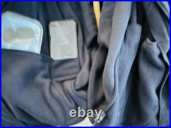 The United States of America President Seal & D. C. Zip Fleece Jacket EMB Navy