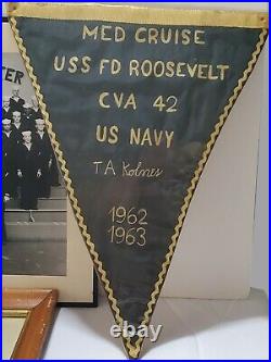 Thomas Alan Kolnes Jr U. S. S. Franklin D. Roosevelt U. S. Navy Training Discharge