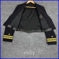 Thorngate US Naval Academy Mess Dress Jacket Mens 40 Black Wool Uniform Named Thorngate US Naval Academy Mess Dress Jacket Mens 40 Black Wool Uniform Named