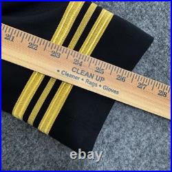 Thorngate US Naval Academy Mess Dress Jacket Mens 40 Black Wool Uniform Named