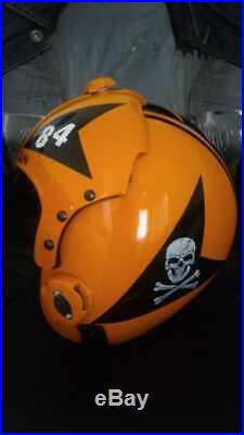 Top Gun Jolly Roggers 2 Flight Helmet Movie Prop Pilot Naval Aviator Usn Navy