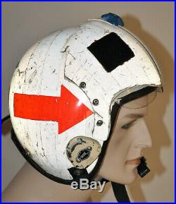 U. S. N. HGU-34/P Helmet original VP-6 BLUE SHARKS squadron marked and named USN