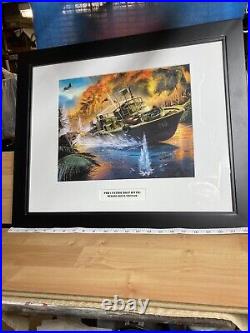 U. S. N. PBR U. S. Brown Water Navy Print. Vietnamese Conflict