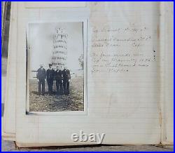 U. S. NAVY Rare 1 of a Kind Diary USS Charles Ausburne DD294 RPPC 1925