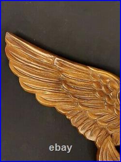 U. S. Naval Aviator Wings Logo 24 3/4, Solid Wood Wall Plaque Sign