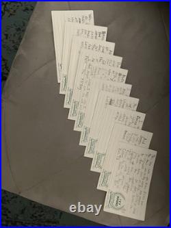 U. S. Navy Admiral Jacket Size 40 Large with Speech Note Cards