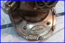 U. S Navy Antique Style Morse Diving Helmet Mark V Solid Iron Full Size 18