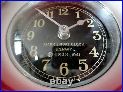 U. S. Navy Boat Clock Mk I 1941- New Condition
