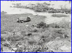 U. S. Navy CH-46 Sea Knight EA-86 Vietnam Village Vintage 8x10 Archive Photo