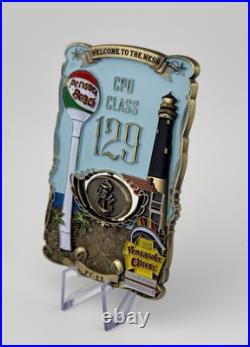 U. S. Navy CPO Class 129 Pensacola Chiefs FY-23 Spinner Challenge Coin