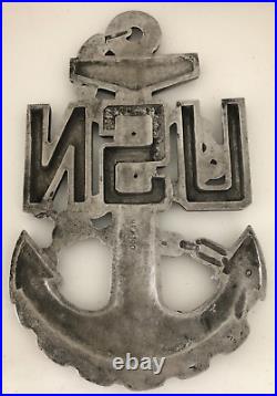 U. S. Navy Chief Anchor Large 16 x 10.5 Aluminum