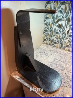 U. S Navy Commemorative Brass Bell 1949-1973 Engraved service Record, Stand, COA