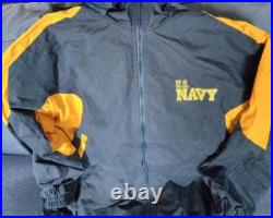 U. S. Navy Direct Embroidered Reversible Fleece Jacket. Navy Officially Licensed