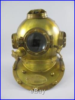 U. S Navy Diving Helmet Boston Mark V Deep Sea Divers Helmet Vintage Replica Gift