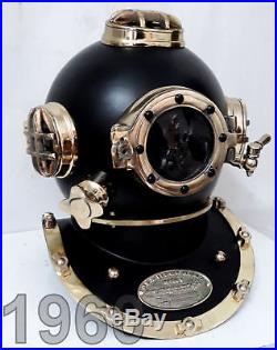 U. S Navy FULL STEEL MARK V ANTIQUE DIVING DIVERS VINTAGE DIVING HELMET HELMET