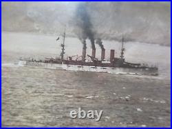 U. S. Navy Historical Panoramic Photograph By C. E. Waterman Copyright 1908