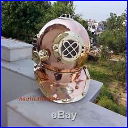 U S Navy Mark Copper Brass Solid Antique Divers Diving Helmet DECORATIVE GIFT