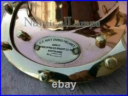 U. S Navy Mark V Brass Copper Diving Divers Helmet Collectible Deep Sea Item