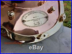 U. S Navy Mark V Full Size Divers Diving Helmet Antique Brass Copper Scuba Gift