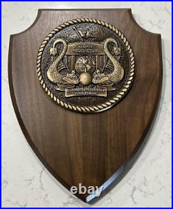 U. S. Navy Nuclear COMMANDER SUBMARINE FORCE ATLANTIC (COMSUBLANT) Brass Plaque