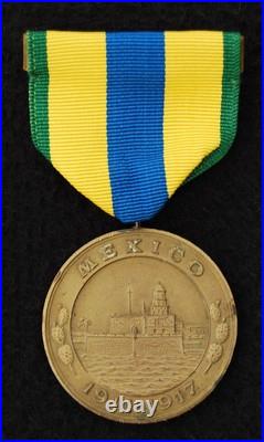 U. S. Navy Numbered BB&B Navy Mexico Campaign Medal withRibbon & Split Broach