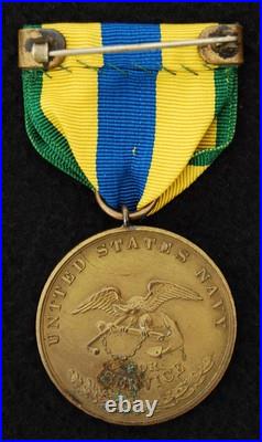U. S. Navy Numbered BB&B Navy Mexico Campaign Medal withRibbon & Split Broach