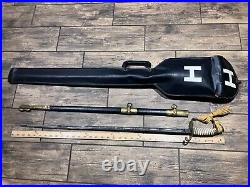 U. S. Navy Officer Sword M1852 Hilborn & Hamburger NY Scabbard U. S. N. Engraved