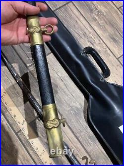 U. S. Navy Officer Sword M1852 Hilborn & Hamburger NY Scabbard U. S. N. Engraved