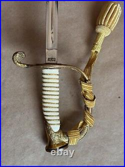 U. S. Navy Officer Sword with Scabbard U. S. N