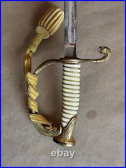 U. S. Navy Officer Sword with Scabbard U. S. N